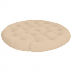 Papasan tooli vaip VIANEN 100% Pol&uuml;ester Kreemjas &Oslash; 130 x 12 cm