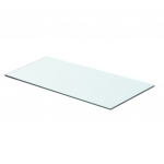 Klaasist riiuliplaat 60 x 25 cm l&auml;bipaistev