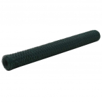 Kanade traataed, teras PVC kattega, 25 x 1,2 m, roheline