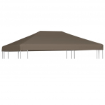 Varjualuse katus 310 g/m&sup2; 3 x 4 m, pruunikashall