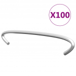Gabiooni konksud 100 tk, tsingitud teras 10 cm