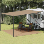 Telgimatt 400 x 400 cm pruunikashall