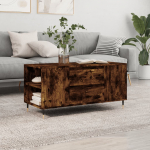 Diivanilaud, suitsutatud tamm, 102x44,5x50cm, tehispuit