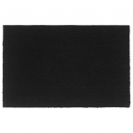 Uksematt, must, 65 x 100 cm, flokeeritud kookoskiud