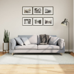 Vaip "oviedo" l&uuml;hikese narmaga, kreemjas, 140 x 200 cm