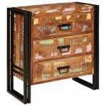 K&otilde;ide sahtliga pruun 66 x 33 x 70 cm tugev taastatud puit