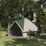 Teepee Telk 10-Inimesele Roheline ja Valge 490 x 410 x 210 cm