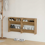 Kinga kapp riiuliga 2 tk k&auml;sit&ouml;&ouml;puu 60 x 18 x 60 cm tehispuit