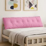 Seljatugi padi roosa 180 x 19 x 50 cm kangas