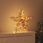 3d t&auml;ht koos 50 led-iga soe valge 55 x 52.5 x 9 cm pet