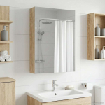 Vannitoa peeglikapp Sonoma tamm 40 x 10,5 x 60,5 cm Tehispuit