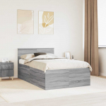 Voodi raam peaga hall sonoma 120 x 200 cm tehispuit