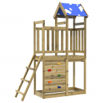 M&auml;ngutorni pruun 110,5 x 52,5 x 215cm tugev immutatud puit