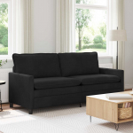 Diivan Must 196 x 81 x 87,5 cm Samet
