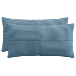 Diivanipadi 2 tk ALMELO sinine 40 x 80 cm manchester