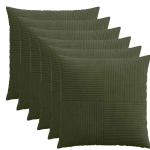 Diivanipadi 6 tk ALMELO roheline 70 x 70 cm manchester