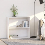 2-korruseline valge 80x30x76,5 cm tehispuit