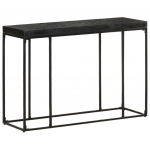 Konsoollaud must 110x35x76 cm akaatsia- ja mangopuu