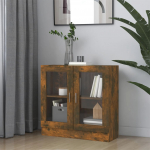 Vitriinkapp, suitsutatud tamm, 82,5 x 30,5 x 80 cm