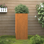 Taimekast, 32x29x75 cm, corten teras