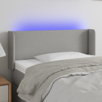 LED-voodipeats, helehall, 83x16x78/88 cm, kangas