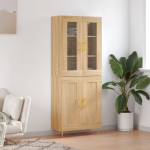 K&otilde;rge kapp, sonoma tamm, 69,5 x 34 x 180 cm, tehispuit