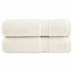 Premium-klassi k&auml;ter&auml;tikud SOLUND 2 tk kreemjad 50 x 100 cm 600 g/m&sup2;
