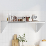 Seinariiul 100x45x31 cm h&otilde;bedane roostevaba teras