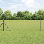 Aed koos postidega hall 0.8 x 25 m pvc kaetud teras