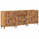K&otilde;ide 3 pcs Neutraalne 60 x 33,5 x 75 cm Tugev mango puu