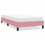 Voodiraam ilma Madratsita Roosa 80x210 cm samet
