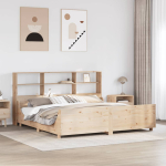Riiuliga voodiraam ilma madratsita, 180x200 cm, puit