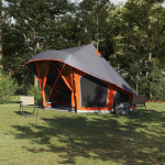 Tipi telk katusega Hall ja oranž 508 x 470 x 300 cm taft