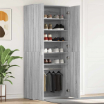Kinga kapp uksega hall 80 x 39 x 180 cm tehispuit