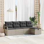Aia diivanikomplekt padjaga 5 tk helehall 230 x 117 x 85 cm