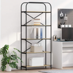 Raamatukapp Sonoma tamm 80 x 30 x 183 cm Tehispuit