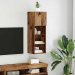 Seinale paigaldatav TV kapp vana puit 30,5 x 30 x 90 cm