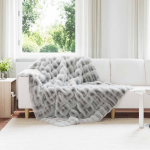 Valej&otilde;hvikaristu tekk olite 4 tk hall 150 x 220 cm pol&uuml;ester