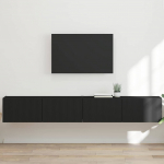 TV Seina Kapp 2 tk Must 98 x 31 x 29,5 cm Tehispuit