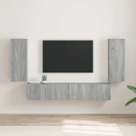 TV Seina Kapp 2 tk Hall Sonoma 30 x 31 x 80 cm Tehispuit