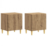&Ouml;&ouml;kapp 2 pcs Artisan tamm 43 x 34,5 x 50 cm Tehispuit