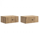 Seinale kinnitatav &ouml;&ouml;tis 2 pcs Artisan tamm 49 x 34,5 x 20 cm