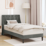 Voodiraam peatsiga Tumehall 90 x 190 cm Samet