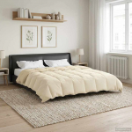 Talve tek Rapistatud cream 200 x 240 cm Mikrokiud