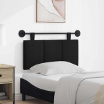 Rippuv voodipeats Seinale kinnitatav Must 90 x 55 x 5 cm kangas