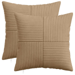 Diivanipadi 2 tk ALMELO pruun 50 x 50 cm manchester