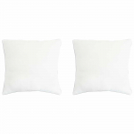 Padi 2 pcs Valge 60 x 60 cm Bambuskiud
