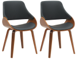 2-osaline s&ouml;&ouml;gitoolide komplekt Vangale, kunstnahk, p&auml;hkel/must