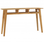 Konsoollaud 120 x 35 x 75 cm toekast tiikpuust