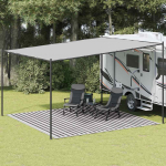 Telgimatt, antratsiithall ja valge, 400 x 400 cm, HDPE